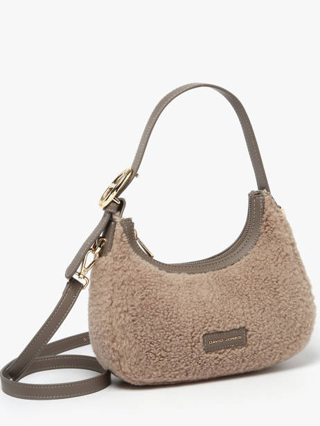 Schoudertas Sherpa David jones Bruin sherpa CM7668 ander zicht 2