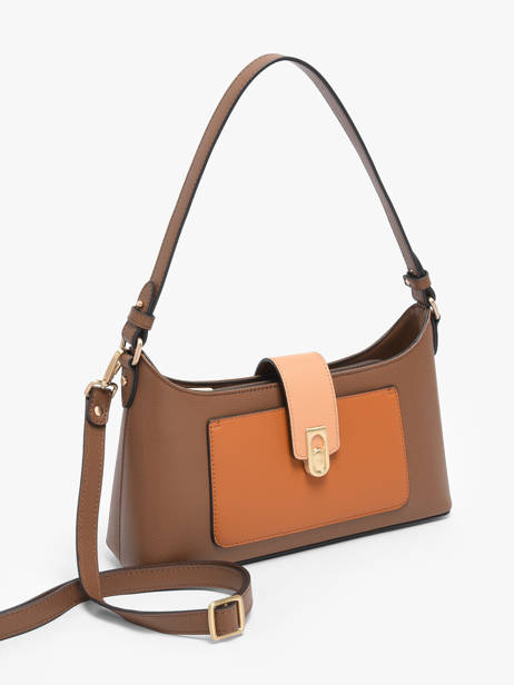 Schoudertas Merline Hexagona Bruin merline 2520208 ander zicht 1