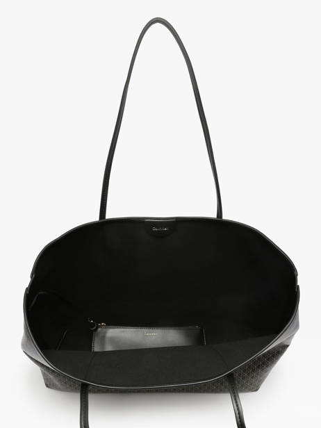 Schoudertas Coated Emblem Calvin klein jeans Zwart coated emblem 4F3266G ander zicht 2