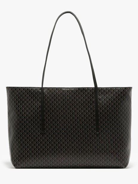 Schoudertas Coated Emblem Calvin klein jeans Zwart coated emblem 4F3266G ander zicht 3