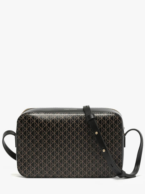 Cross Body Tas Coated Emblem Calvin klein jeans Zwart coated emblem 4F3268G ander zicht 3