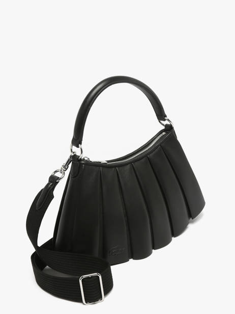 Schoudertas Lenglen Lacoste Zwart lenglen NU5011DP ander zicht 1