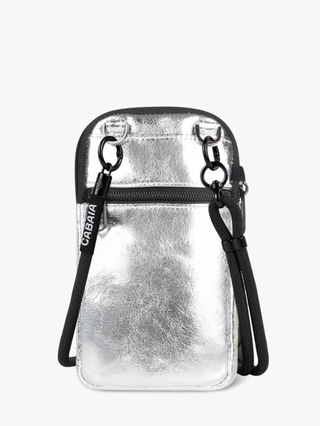 Cross Body Tas Phone Bag Lucky Star Cabaia Zilver lucky star STA ander zicht 3