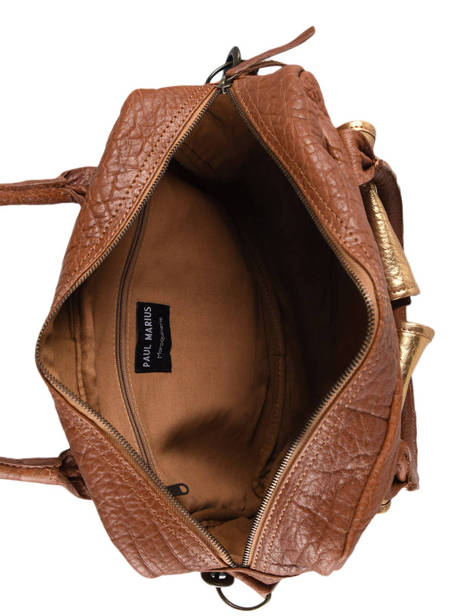 Handtas Dandy Doré Leder Paul marius Bruin dore F9774-3 ander zicht 4