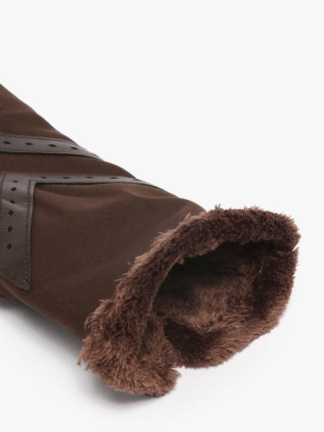 Handschoenen Isotoner Bruin women gloves 85304 ander zicht 1