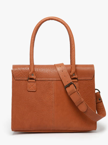 Shoppingtas Vintage Leder Paul marius Bruin vintage M ander zicht 4