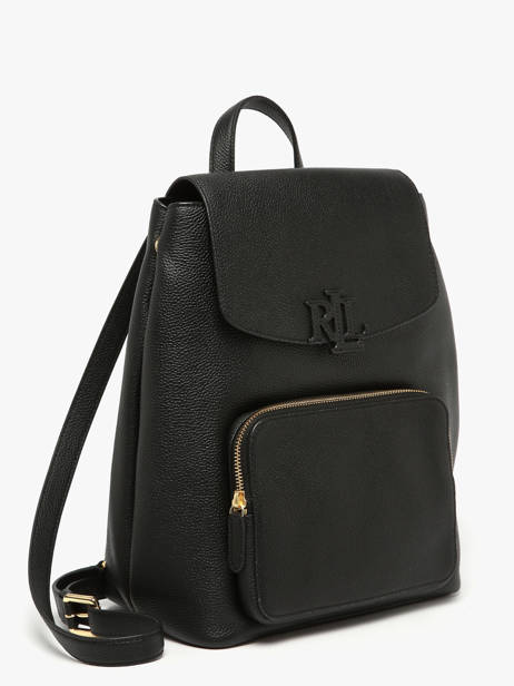 Rugzak Cameryn Leder Lauren ralph lauren Zwart cameryn 31969355 ander zicht 2