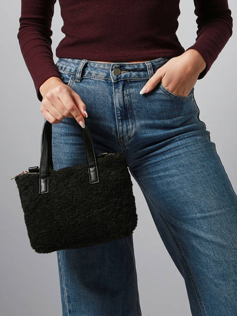 Handtas Polaire Miniprix Zwart polaire S030 ander zicht 1