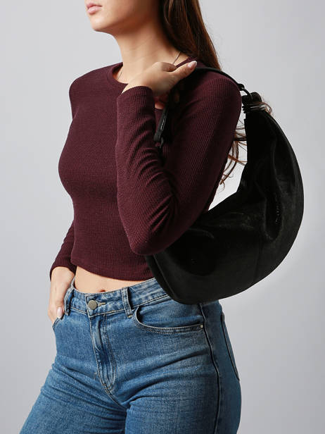 Schoudertas Crips Miniprix Zwart crips 88171 ander zicht 1