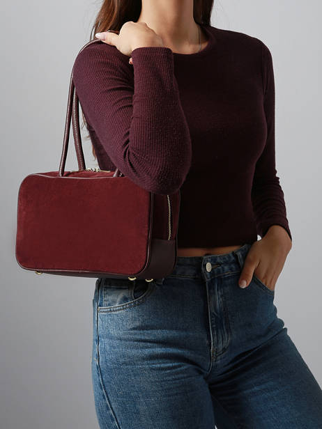 Schoudertas Velvet Caviar Milano Rood velvet caviar VC25093 ander zicht 1