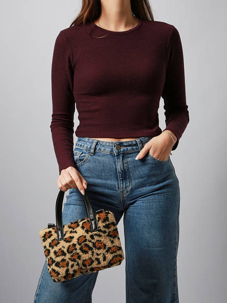 Handtas Polaire Miniprix Beige polaire S030 ander zicht 1