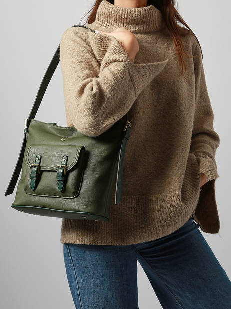 Schoudertas Ronda Hexagona Groen ronda 3880232 ander zicht 1