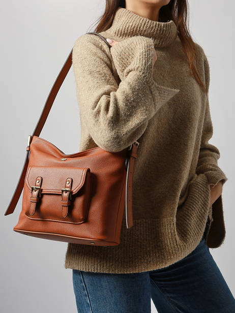 Schoudertas Ronda Hexagona Oranje ronda 3880232 ander zicht 1