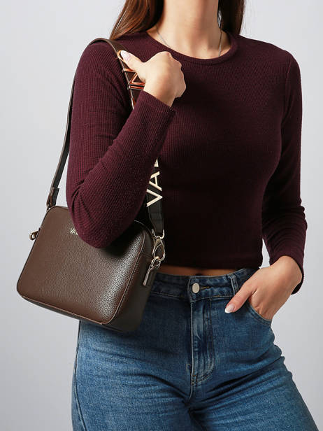 Cross Body Tas Alexia Valentino Bruin alexia VBS5A809 ander zicht 1