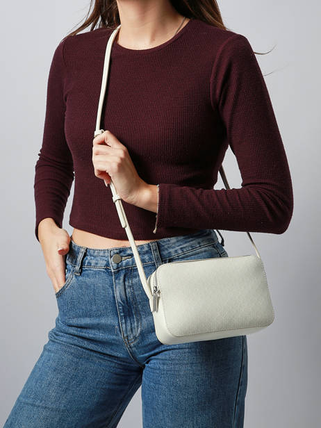 Cross Body Tas Coated Emblem Calvin klein jeans Wit coated emblem 4F3268G ander zicht 1