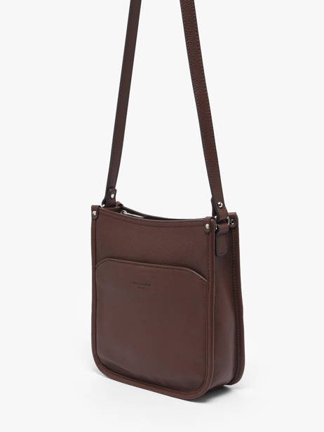 Cross Body Tas Confort Leder Hexagona Bruin confort 466120 ander zicht 1