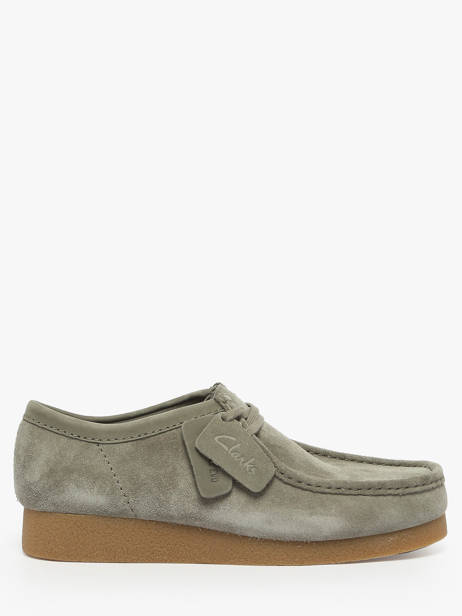 Mocassins Wallabee Uit Leder Clarks Groen men 26183447