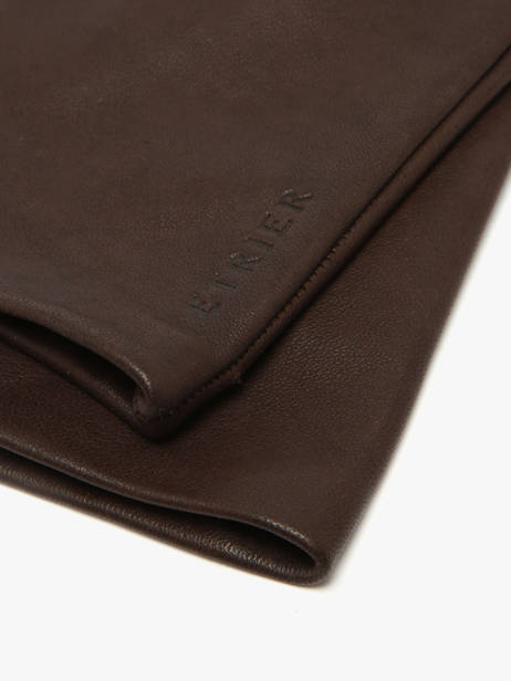 Dameshandschoenen Leder Etrier Bruin accessoires EGLO416G ander zicht 1