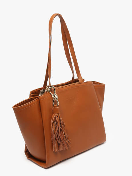 Schoudertas Helena Leder Francinel Bruin helena 22947 ander zicht 1