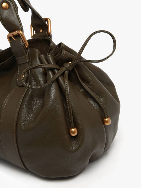 Schoudertas Icone Leder Gerard darel Groen icone DCS01410 ander zicht 2