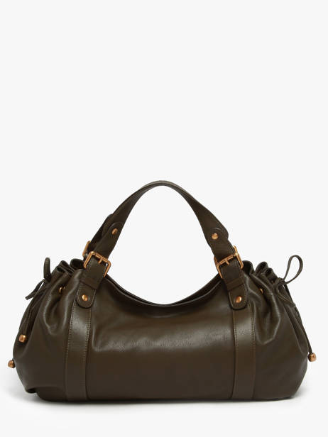 Schoudertas Icone Leder Gerard darel Groen icone DCS01410 ander zicht 4