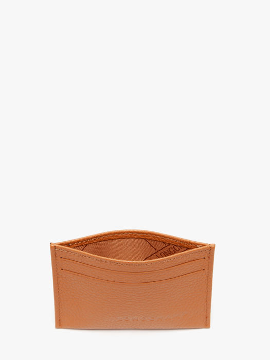 Longchamp Le foulonné Kredietkaarthouder Oranje