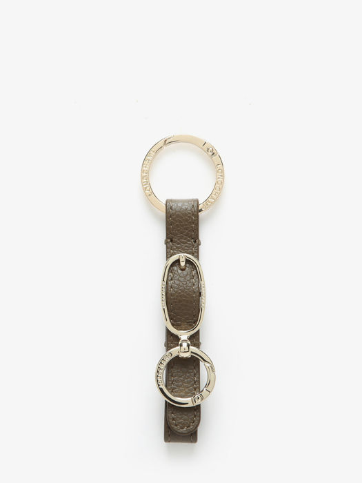 Longchamp Le foulonné Sleutelhanger Groen