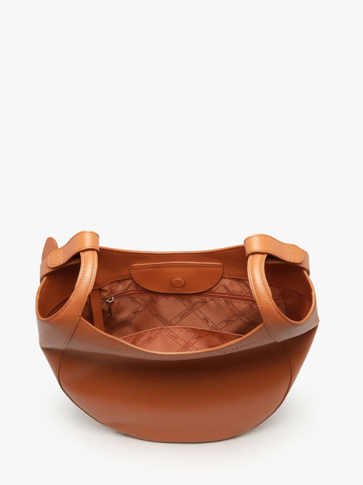 Longchamp Le foulonné Schoudertas Oranje