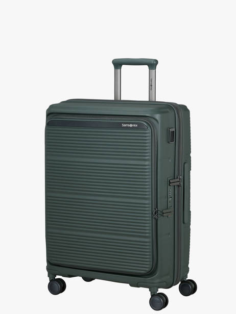 Uitbreidbare Harde Reiskoffer Paralux Hs Samsonite Groen paralux hs 156525 ander zicht 1