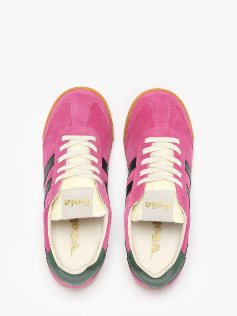 Sneakers Elan Uit Leder Gola Roze accessoires CLB538 ander zicht 3