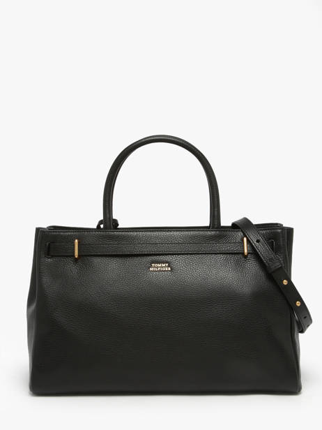Cross Body Tas American Icon Leder Tommy hilfiger Zwart american icon AW17925 ander zicht 3