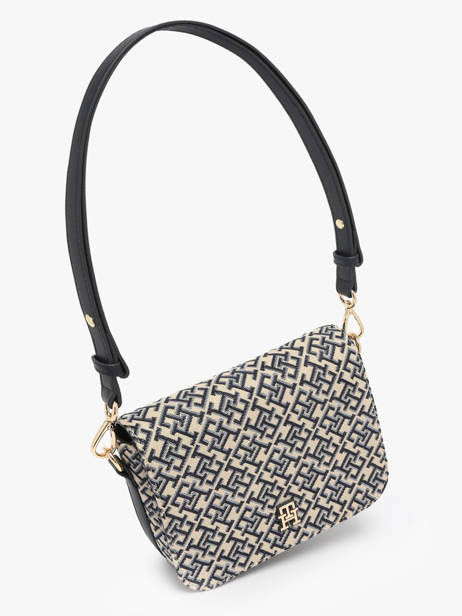 Schoudertassen Th Jacquard Polyurethaan Tommy hilfiger Blauw th jacquard AW17447 ander zicht 1