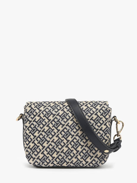 Schoudertassen Th Jacquard Polyurethaan Tommy hilfiger Blauw th jacquard AW17447 ander zicht 3