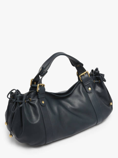 Schoudertas Icone Leder Gerard darel Blauw icone DZS01410 ander zicht 2