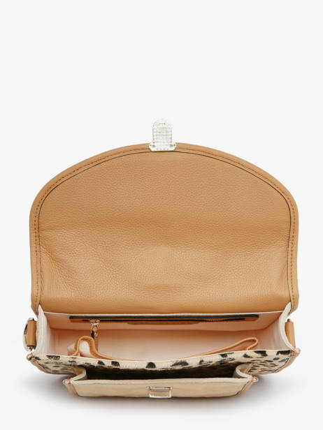 Cross Body Tas Melle George Luipaard Leder Paul marius Bruin leopard GEORGLEO ander zicht 2