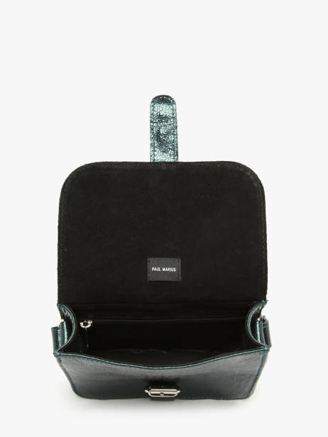 Cross Body Tas L'essentiel Minuit Leder Paul marius Groen minuit ESSENMIN ander zicht 2