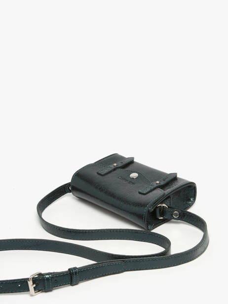 Cross Body Tas Minuit Leder Paul marius Groen minuit MINIMIN ander zicht 1