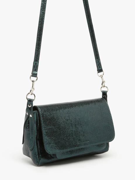 Cross Body Tas Minuit Leder Paul marius Groen minuit DIANSMIN ander zicht 1