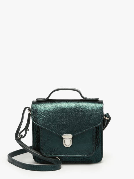 Cross Body Tas Minuit Leder Paul marius Groen minuit GEORXMIN