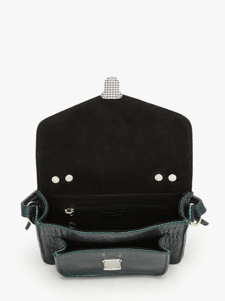 Cross Body Tas Minuit Leder Paul marius Groen minuit GEORXMIN ander zicht 2