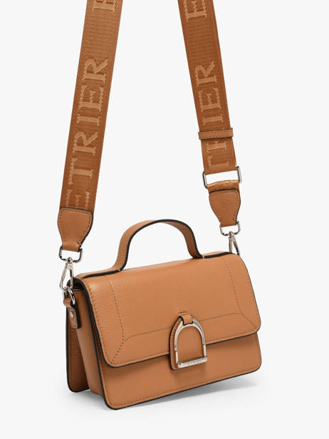 Cross Body Tas S Altesse Leder Etrier Geel altesse EALT048S ander zicht 2
