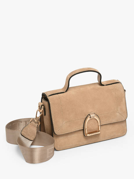 Cross Body Tas S Altesse Suede Etrier Beige altesse suede EASU048S ander zicht 2