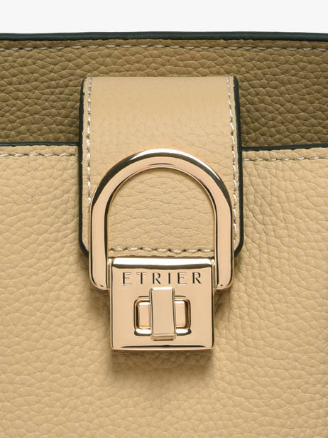 Handtas S Equestre Leder Etrier Beige equestre EEQT142S ander zicht 5