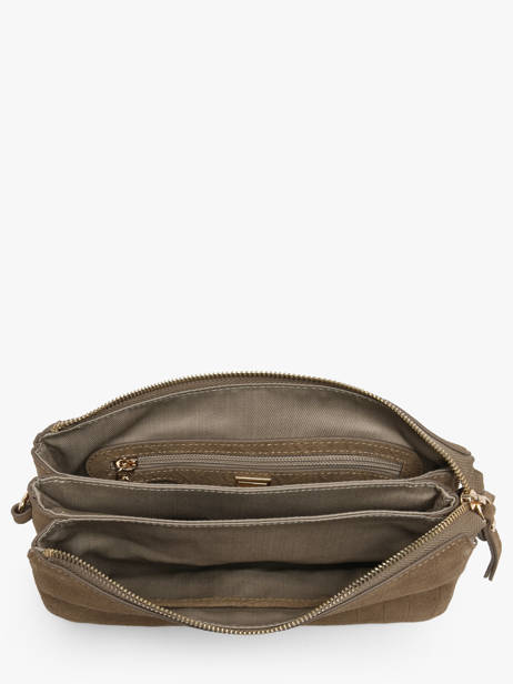 Cross Body Tas Equestre Croco Leder Etrier Bruin equestre croco EECQ0143 ander zicht 2