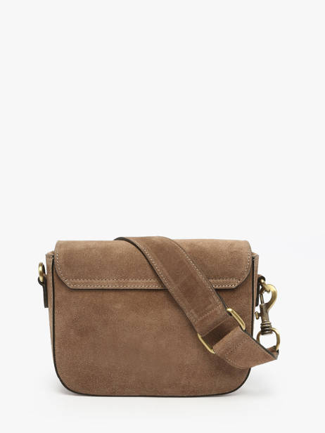Cross Body Tas Velvet Leder Milano Beige velvet VE260611 ander zicht 4
