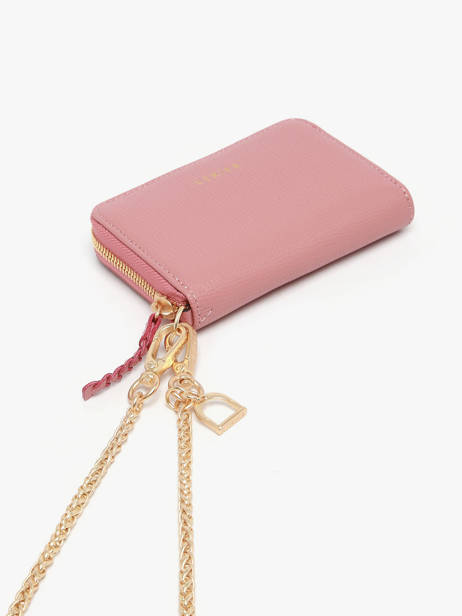 Portefeuille Torsade Leder Etrier Roze torsade ETOS096M ander zicht 2
