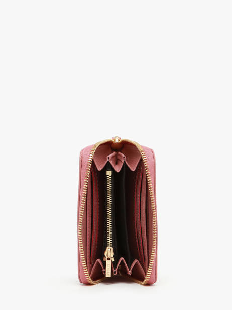 Portefeuille Torsade Leder Etrier Roze torsade ETOS096M ander zicht 3