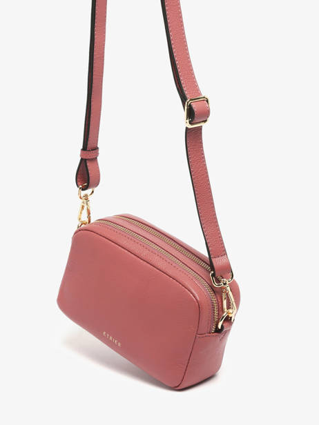 Cross Body Tas Tradition Leder Etrier Roze tradition ETRA141S ander zicht 2