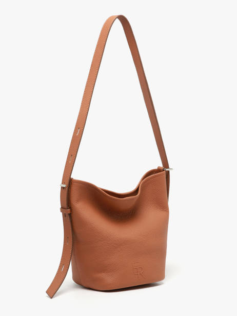 Schoudertas Rugzak S Cavalier Leder Etrier Bruin cavalier ECLR126S ander zicht 3