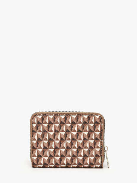 Portemonnee Miniprix Bruin wt sigle 5009 ander zicht 2